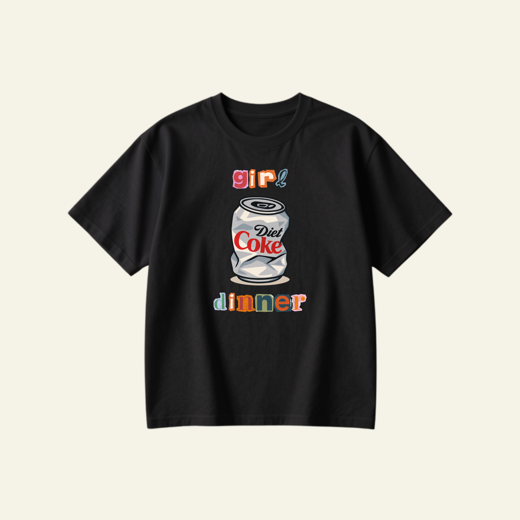 GIRL DINNER OVERSIZED TEE