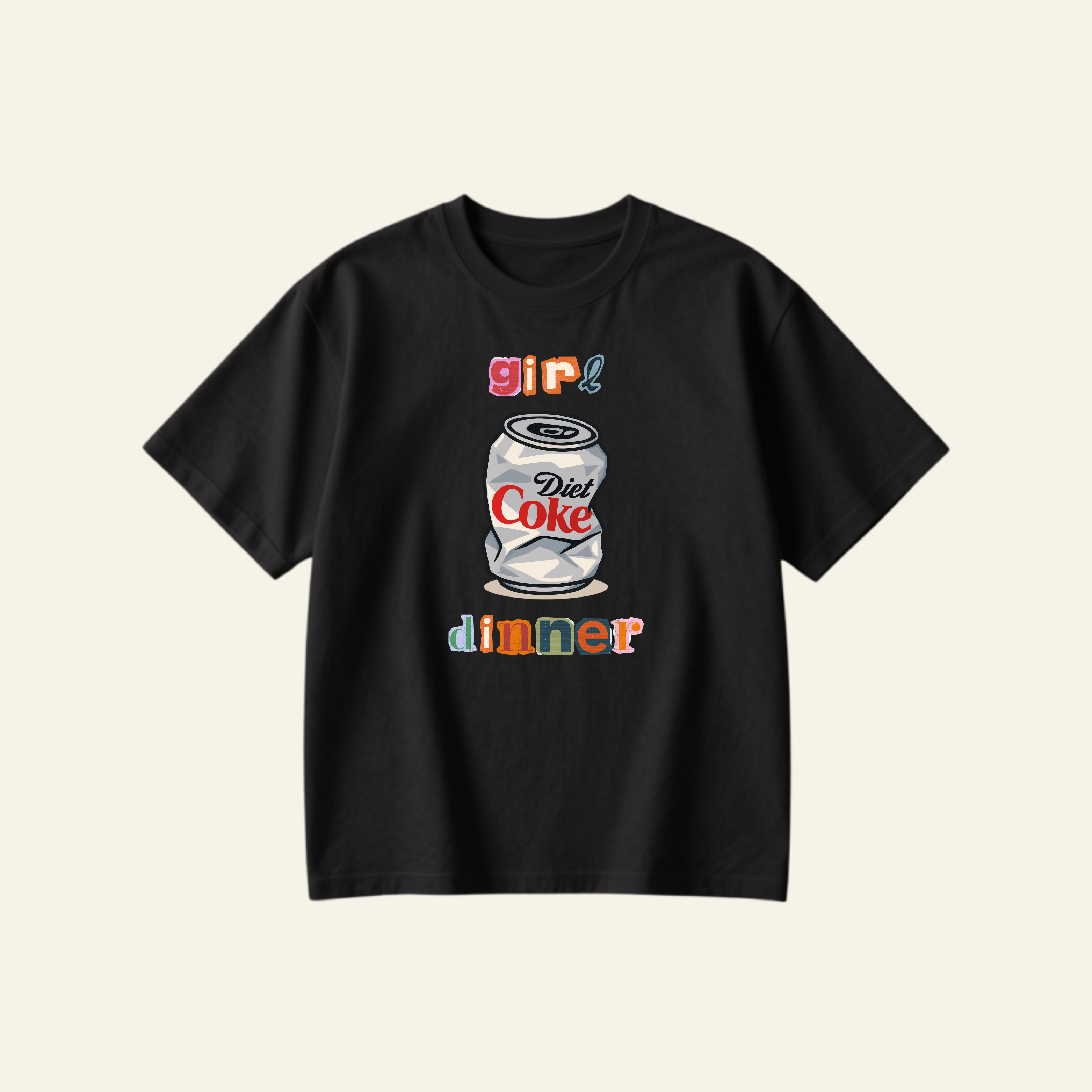 GIRL DINNER OVERSIZED TEE