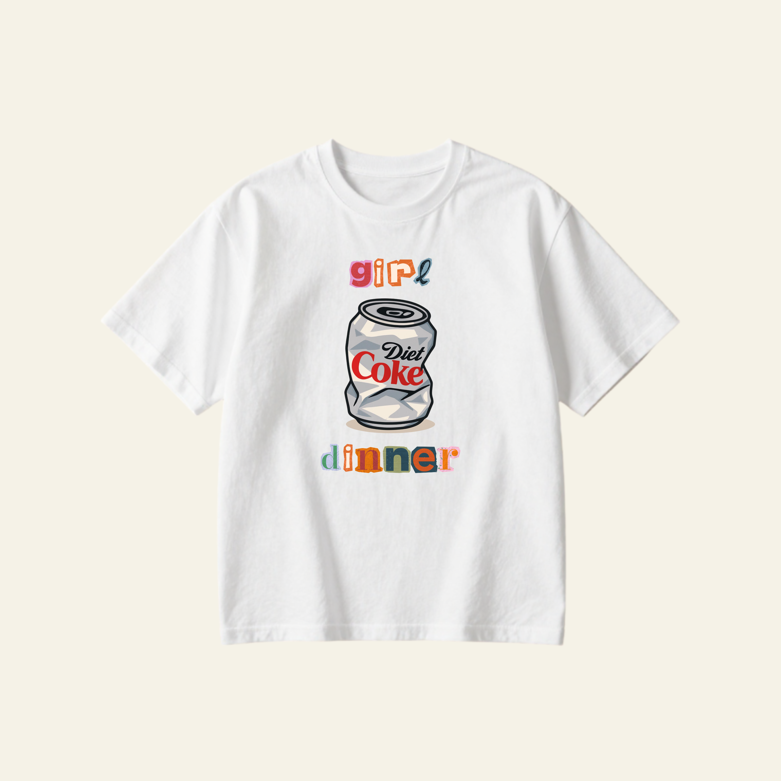 GIRL DINNER OVERSIZED TEE