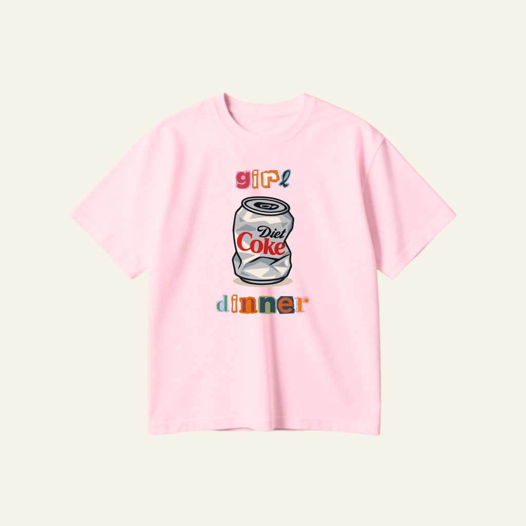 GIRL DINNER OVERSIZED TEE