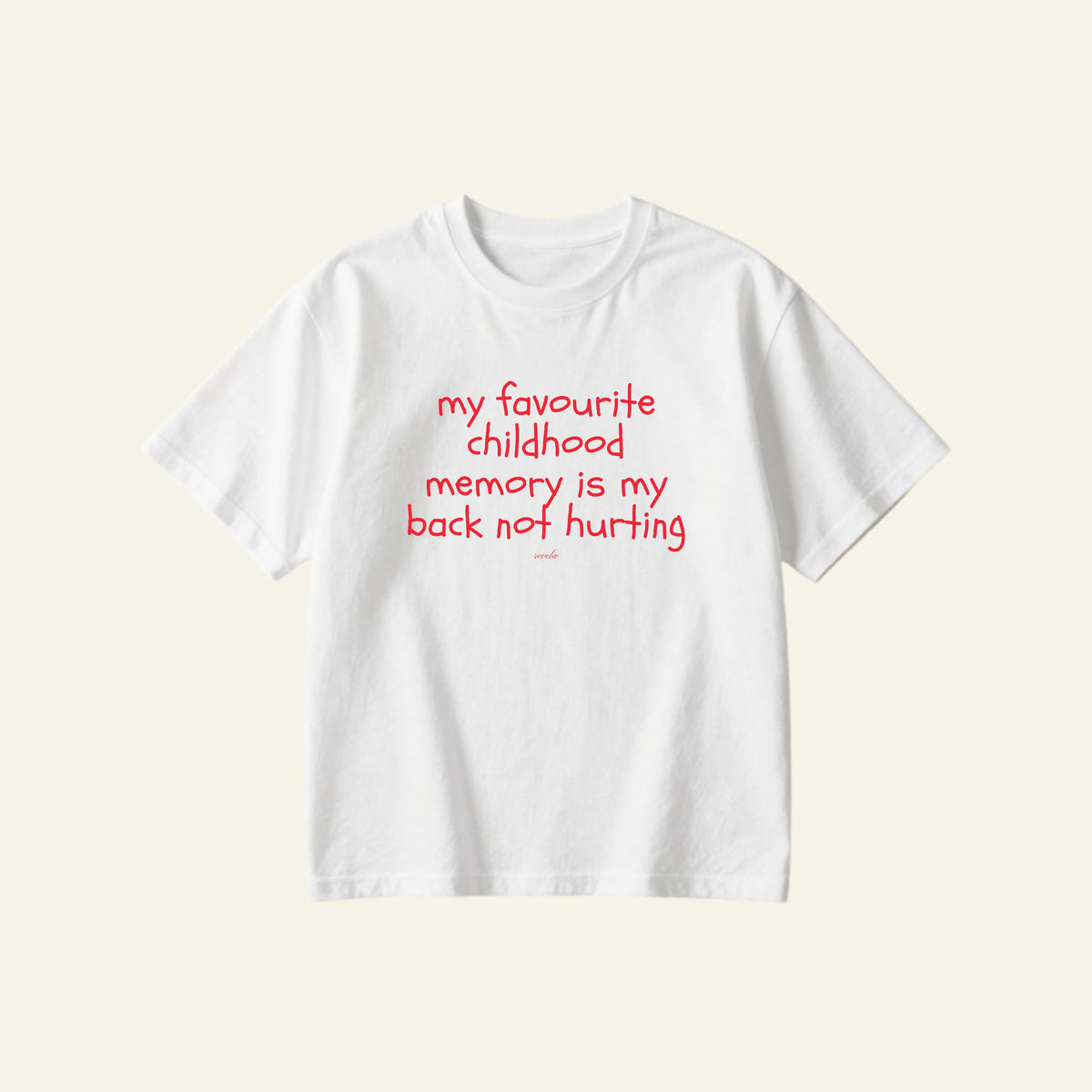 BACK OVERSIZED TEE