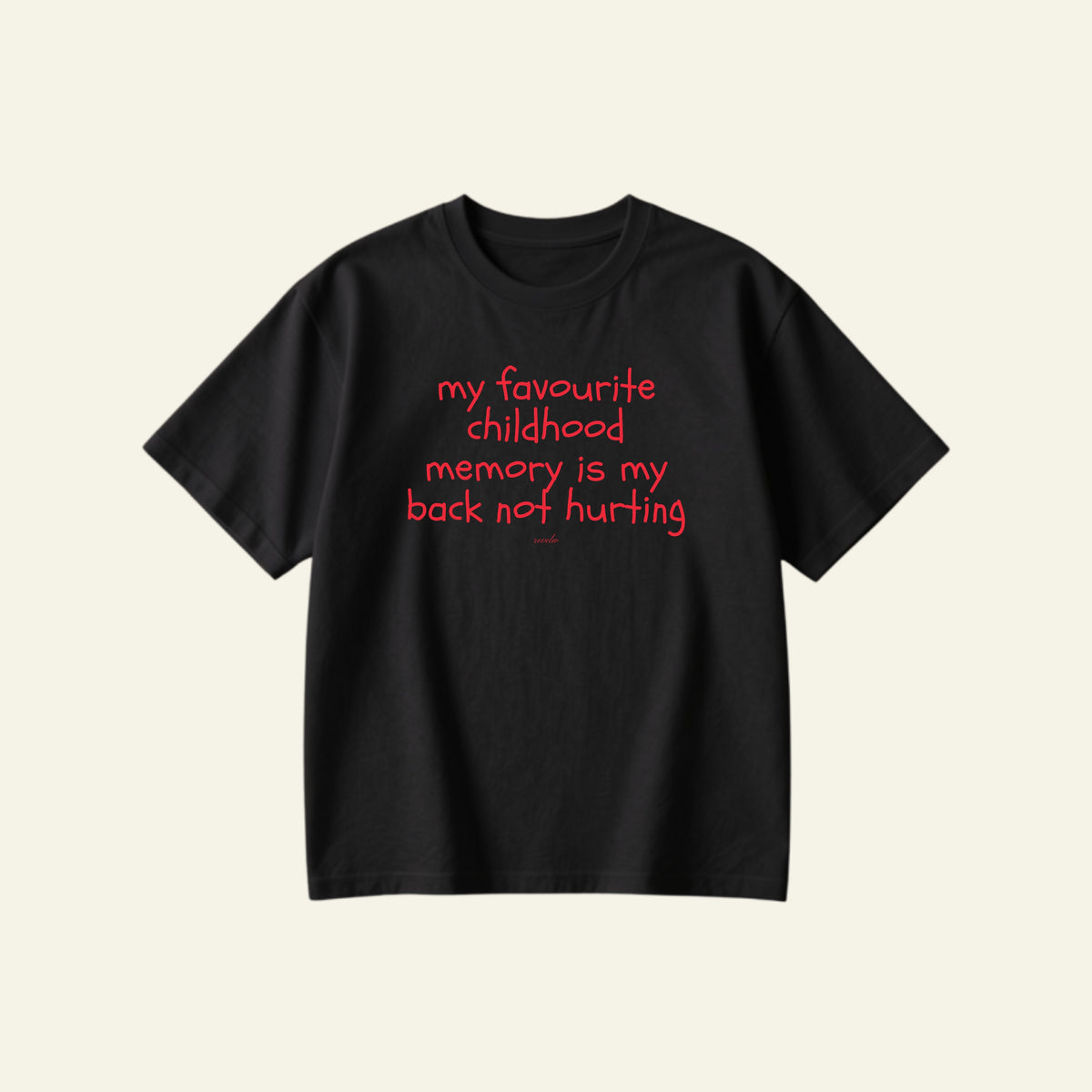 BACK OVERSIZED TEE