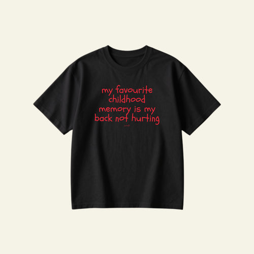 BACK OVERSIZED TEE