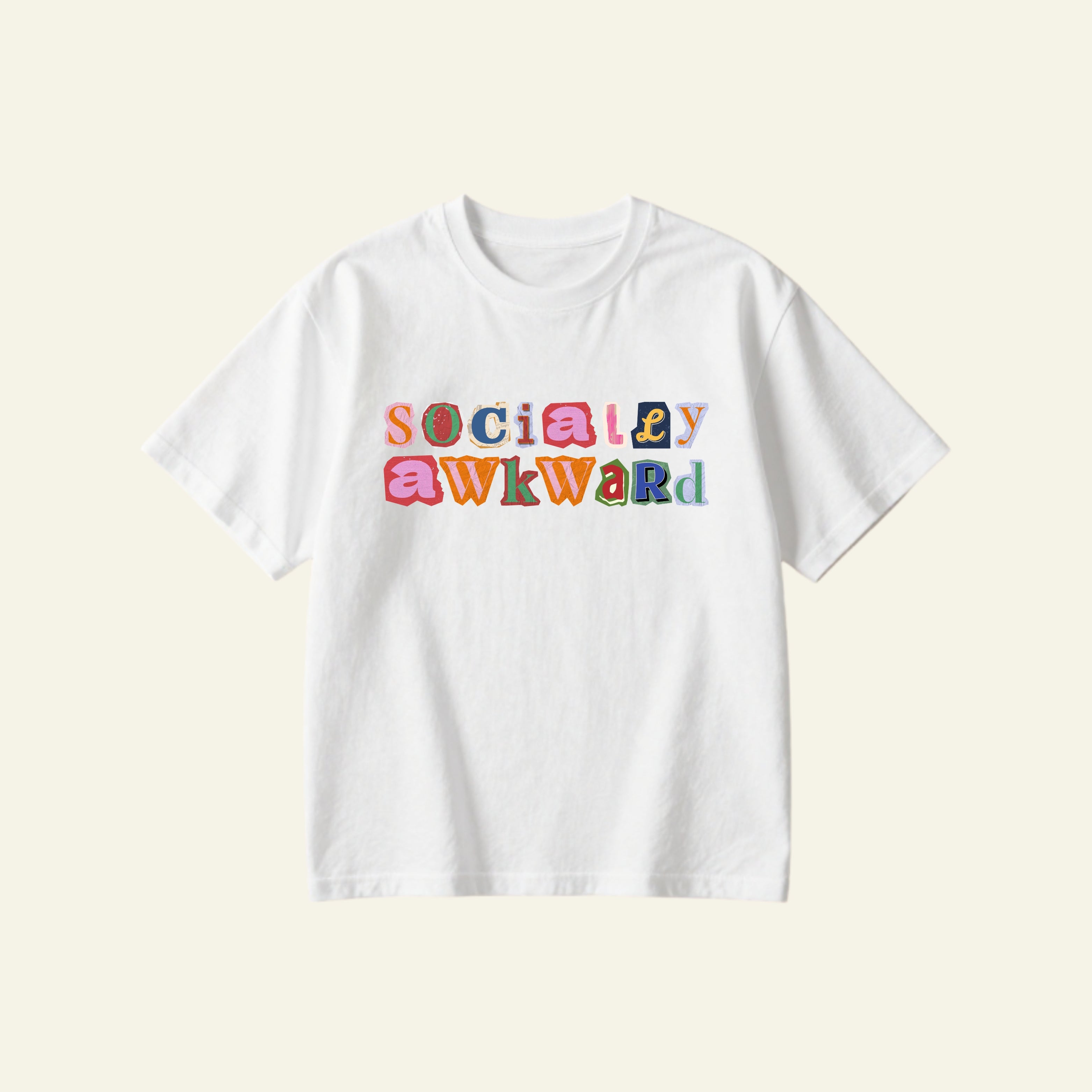 SOCIALLY AWKWARD OVERSIZED TEE