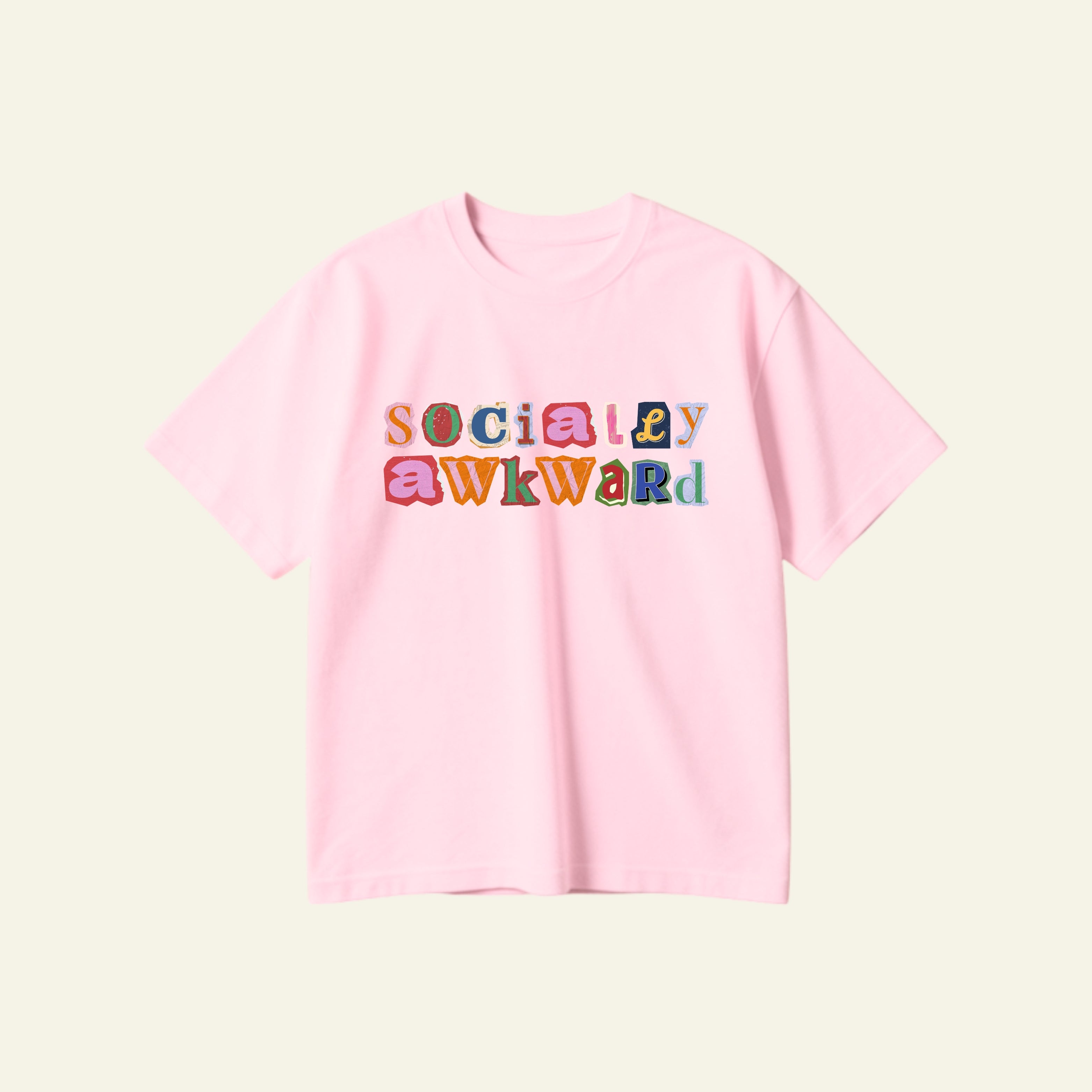 SOCIALLY AWKWARD OVERSIZED TEE