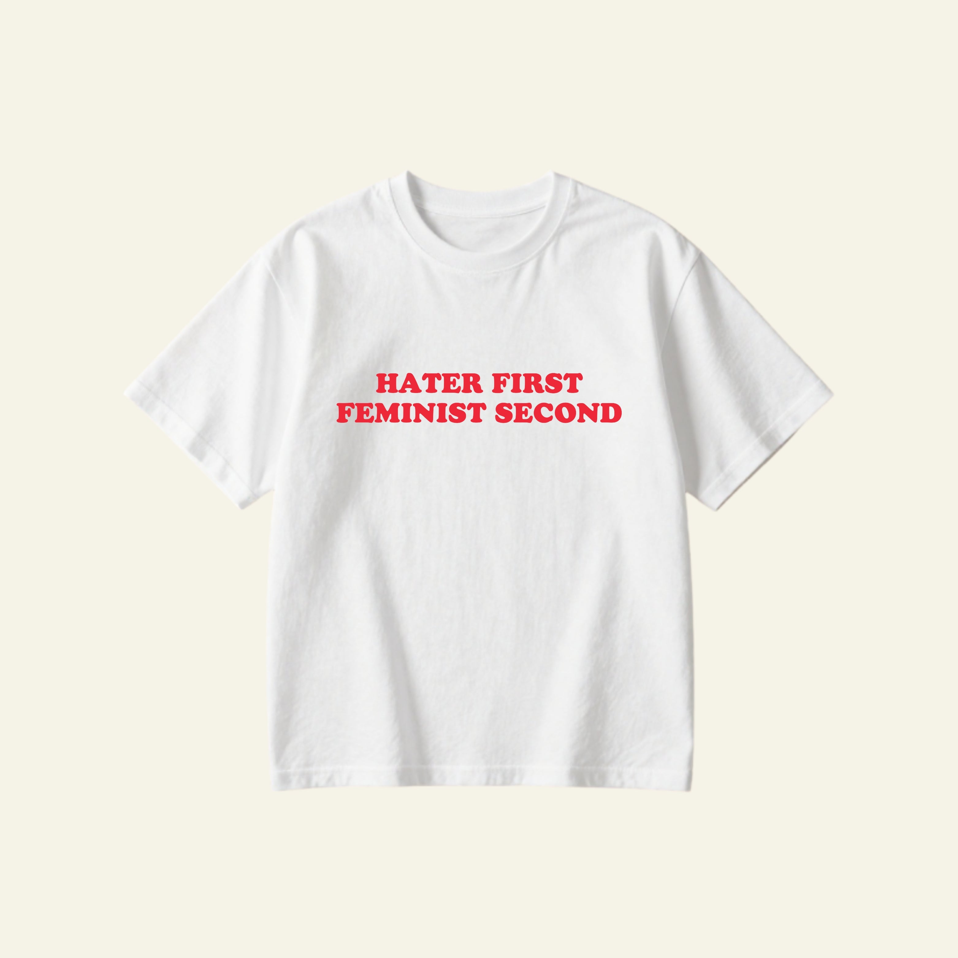 HATER FIRST OVERSIZED TEE