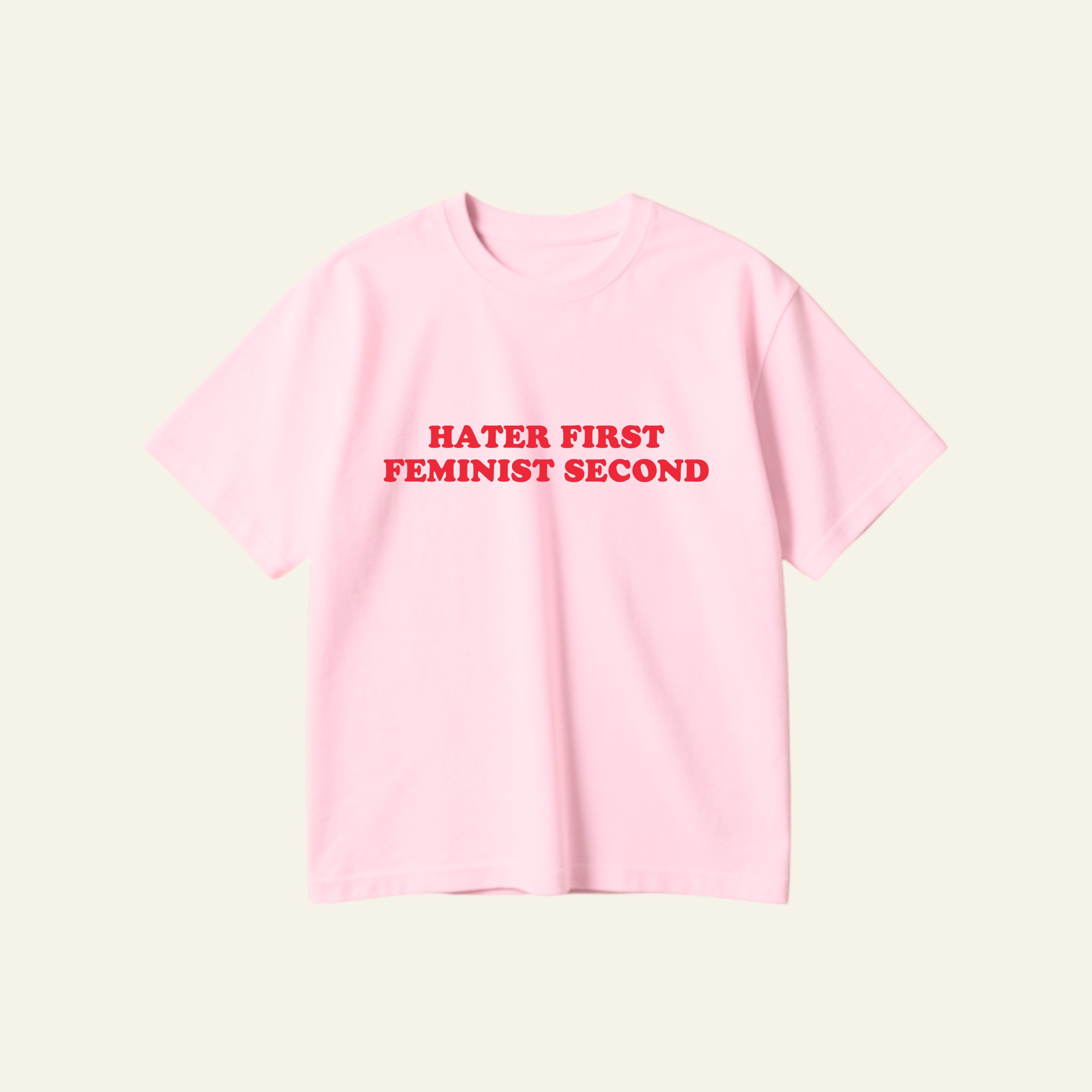 HATER FIRST OVERSIZED TEE