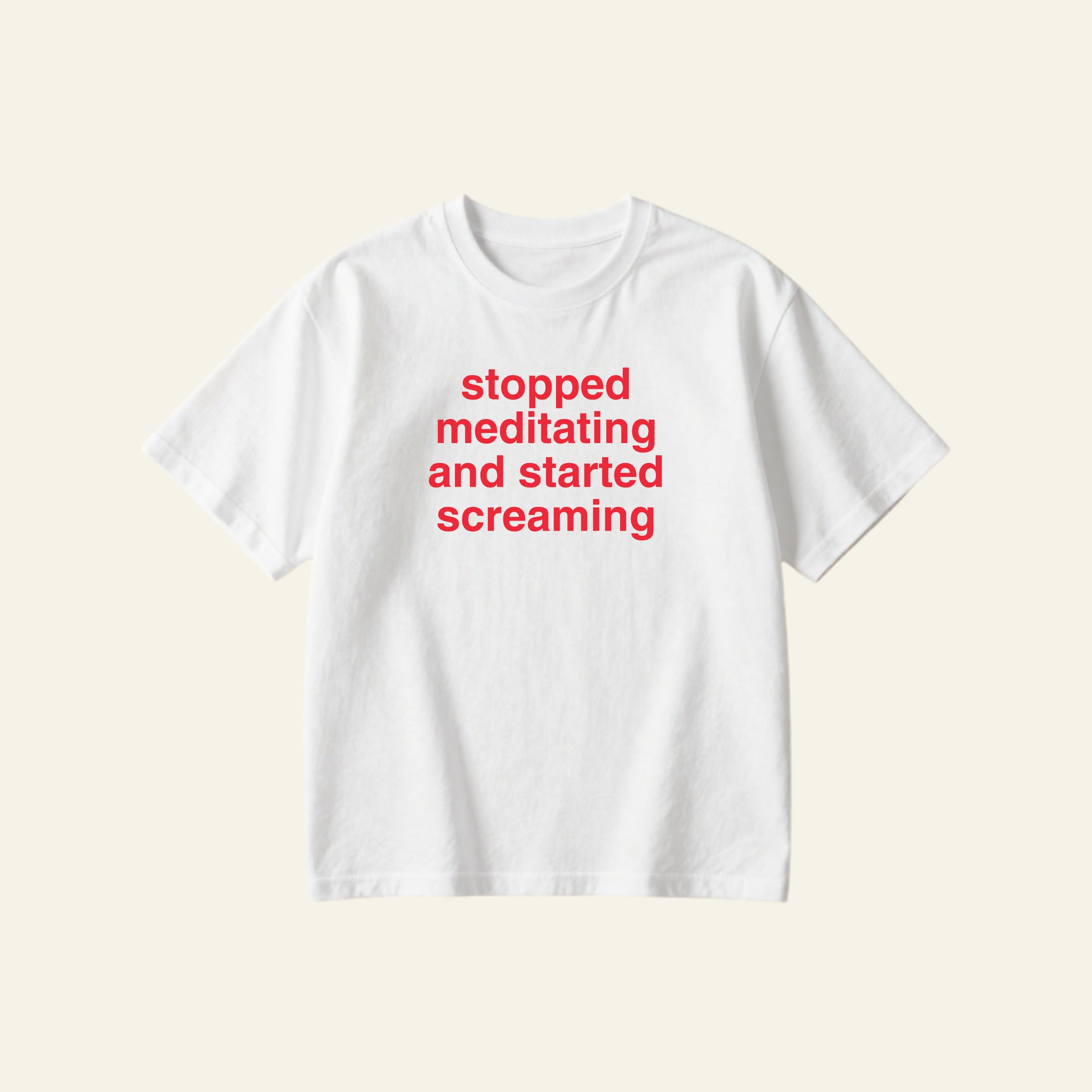 SCREAMING OVERSIZED TEE