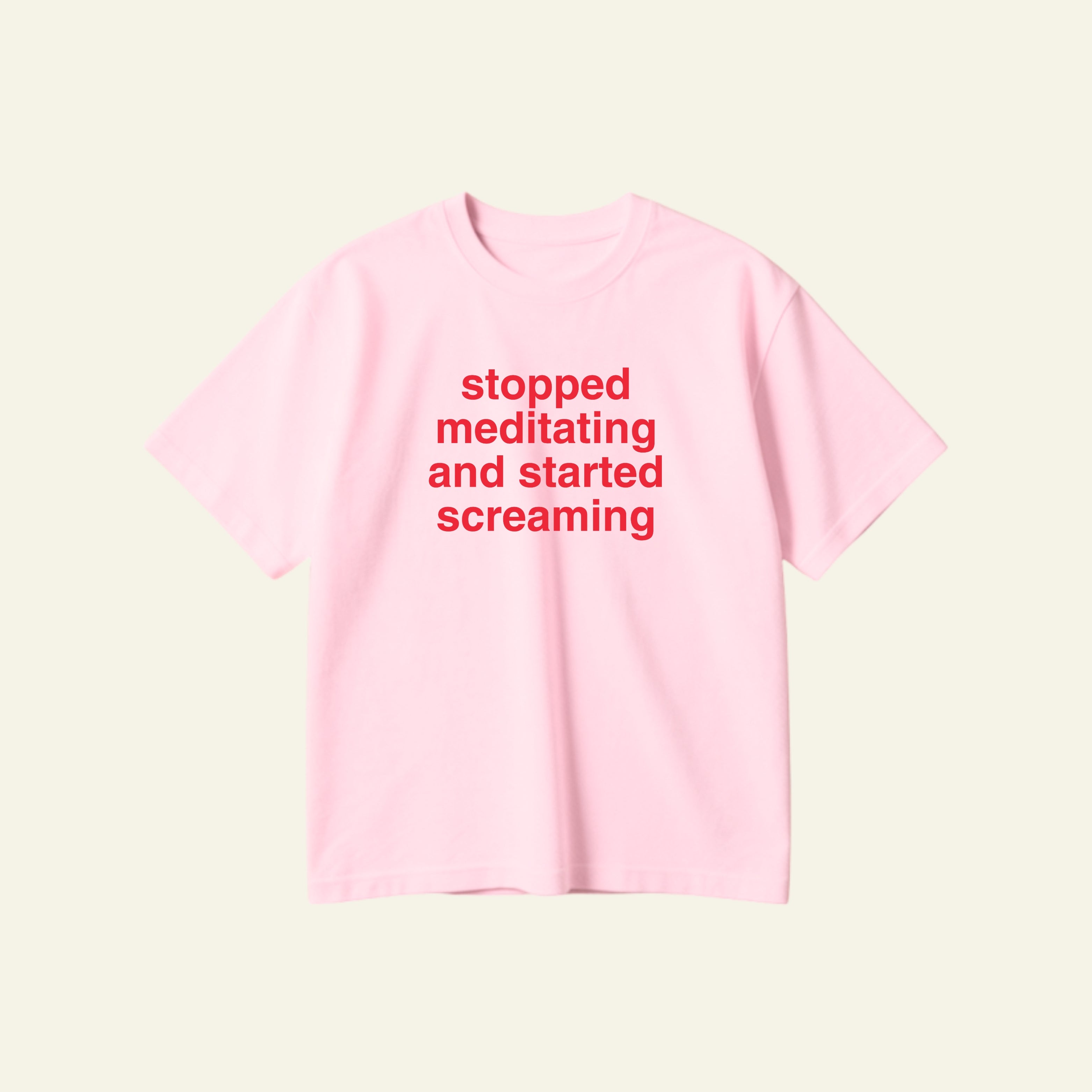 SCREAMING OVERSIZED TEE
