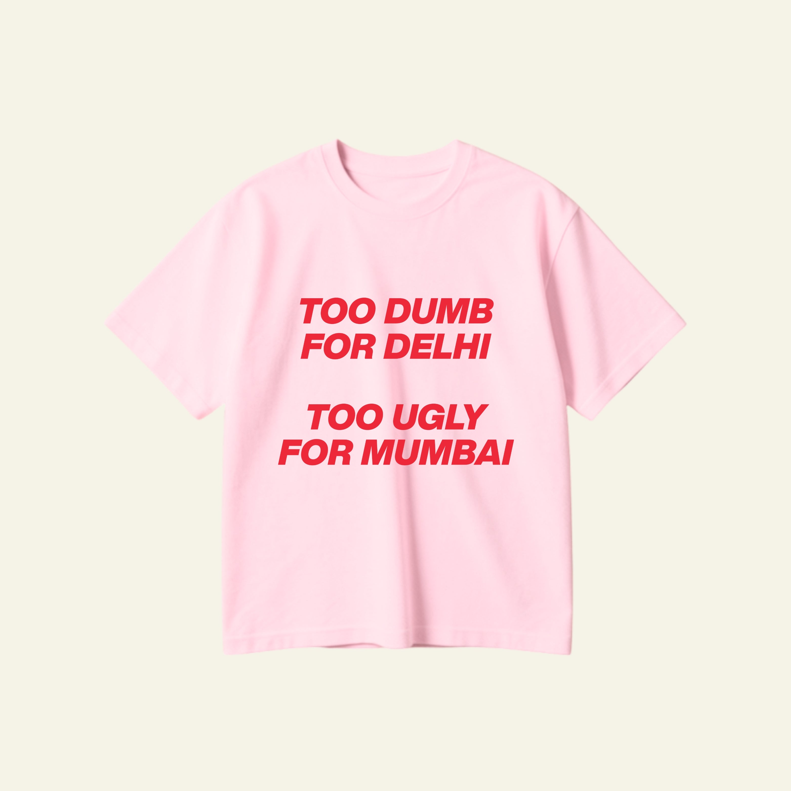 DELHI AND MUMBAI OVERSIZED TEE