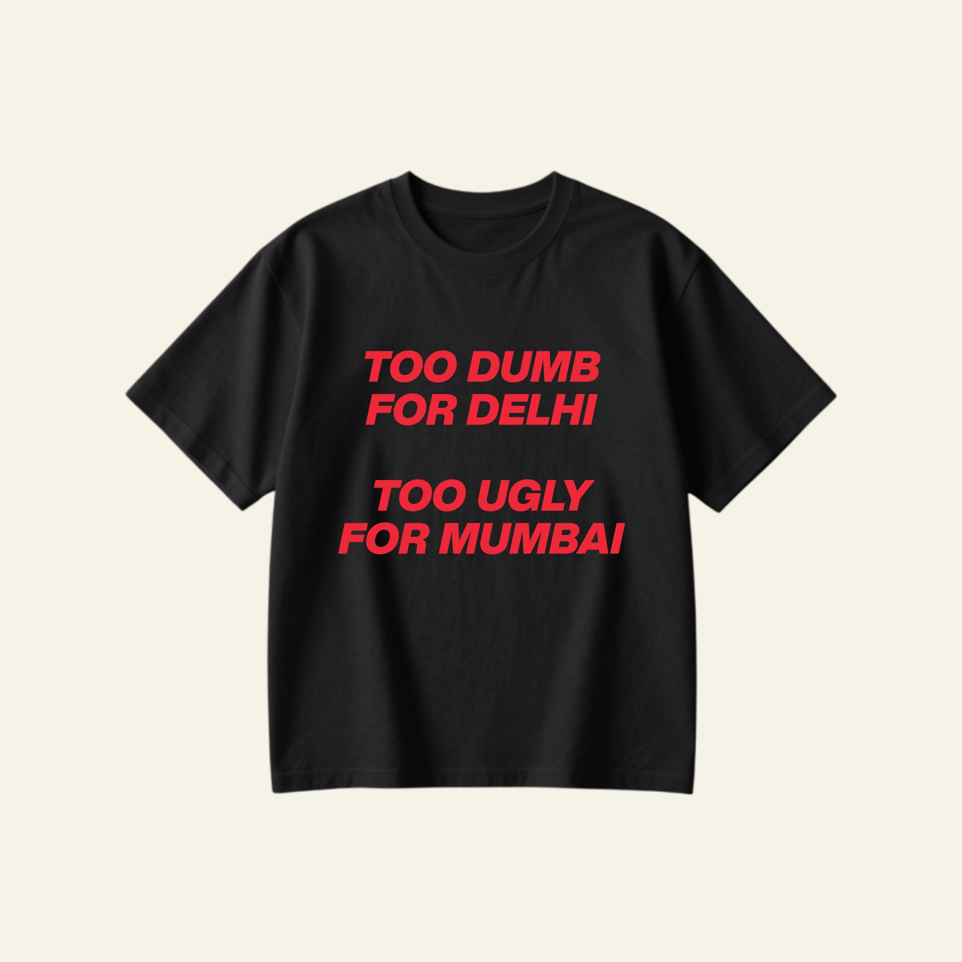 DELHI AND MUMBAI OVERSIZED TEE