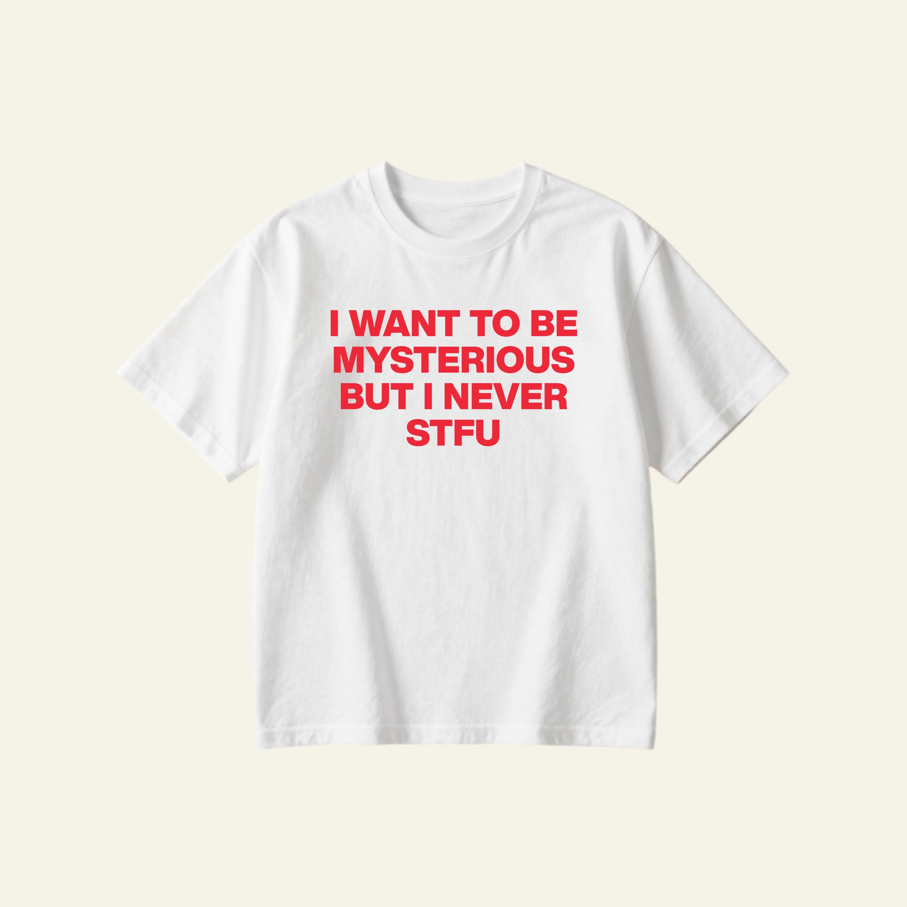NEVER STFU OVERSIZED TEE