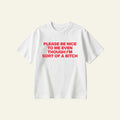 BE NICE OVERSIZED TEE