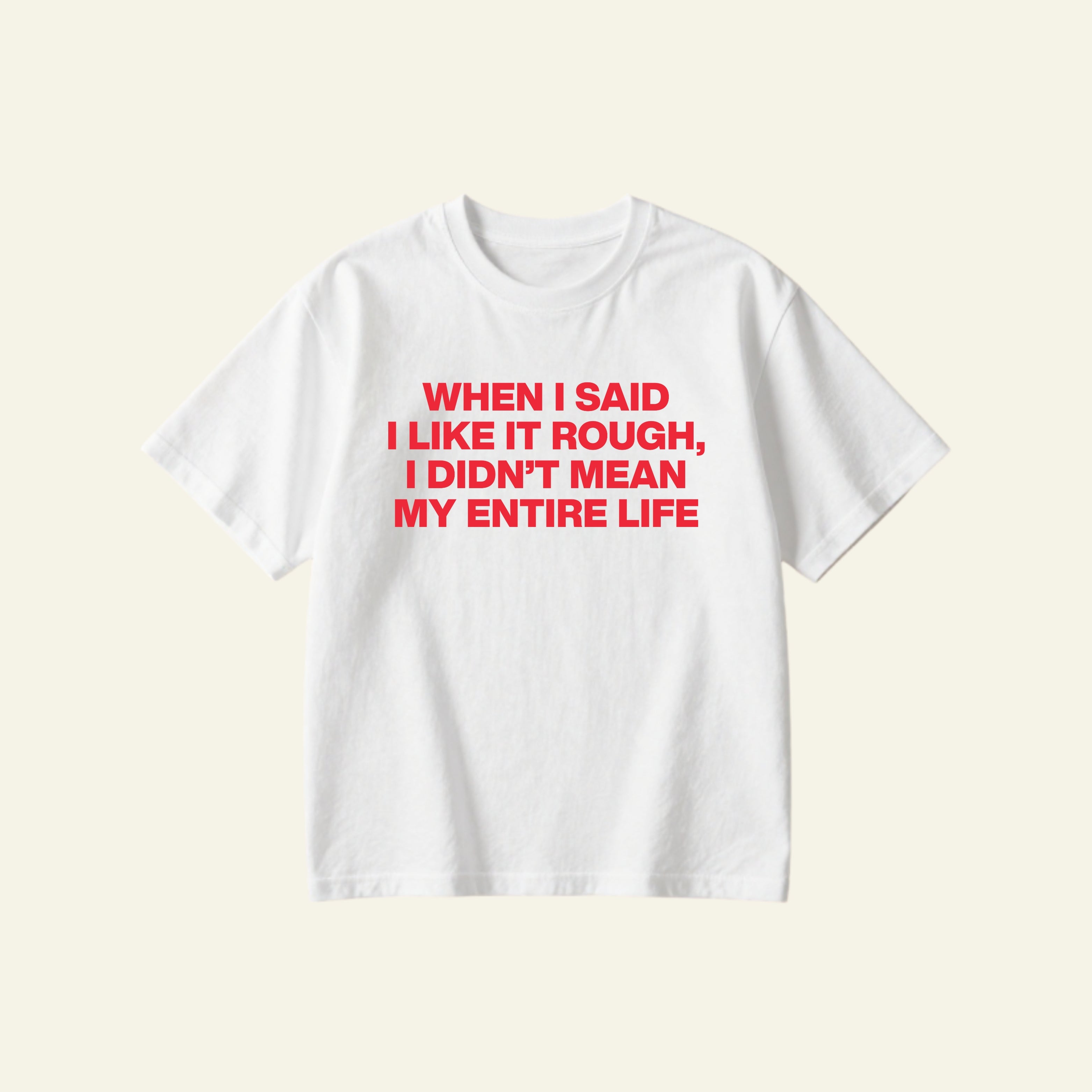 ROUGH OVERSIZED TEE