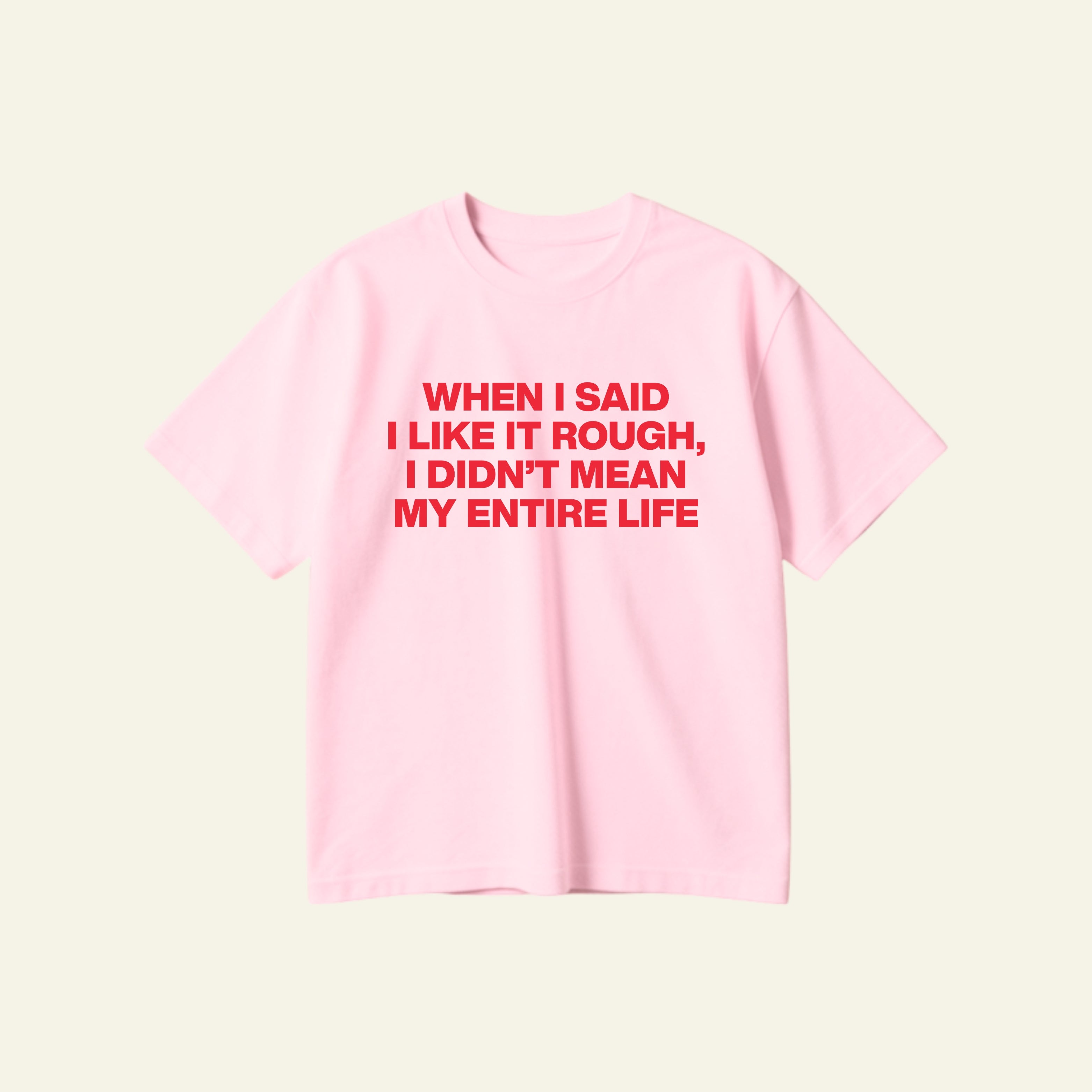 ROUGH OVERSIZED TEE
