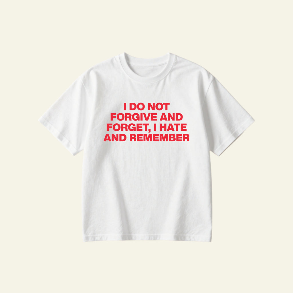 FORGIVE AND FORGET OVERSIZED TEE