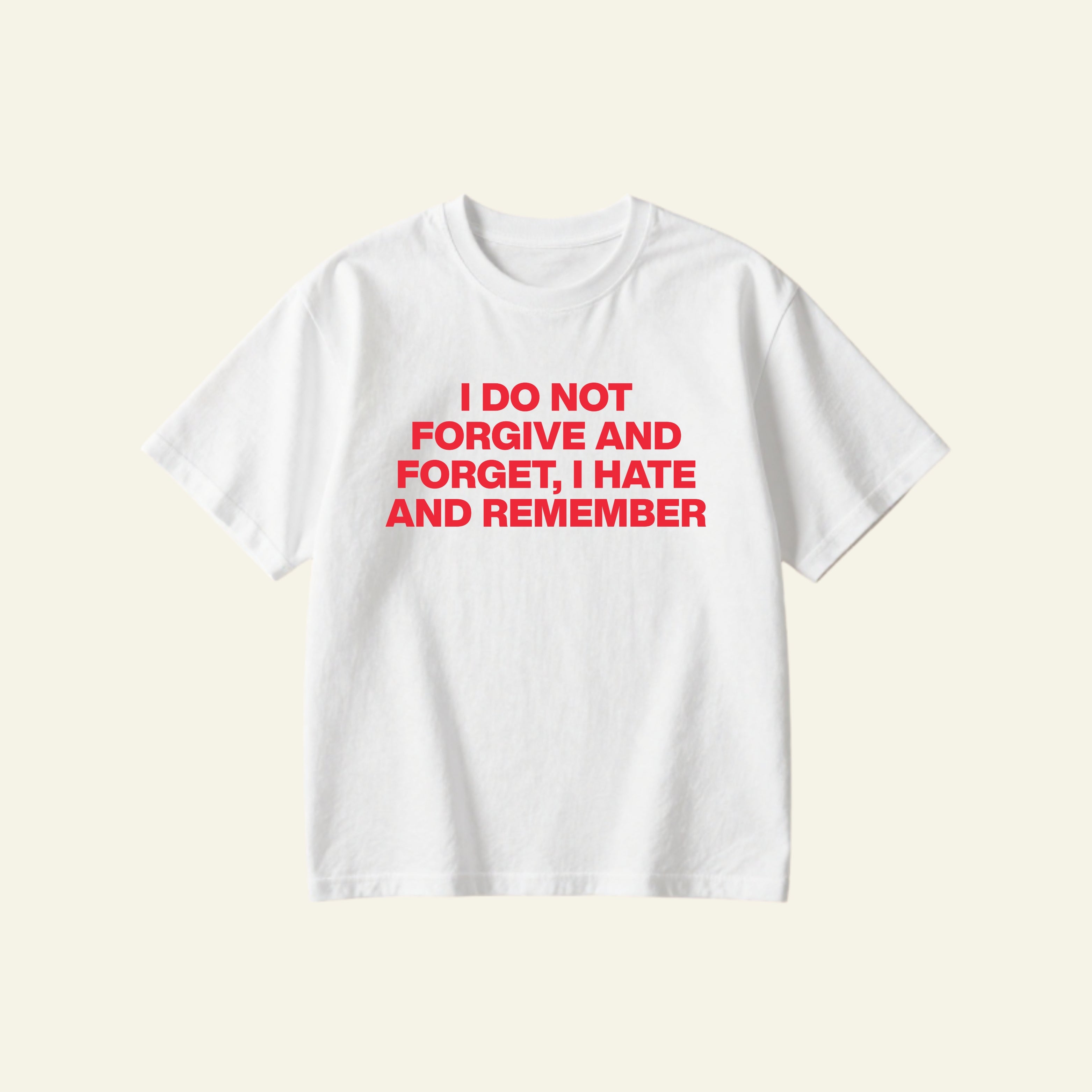 FORGIVE AND FORGET OVERSIZED TEE