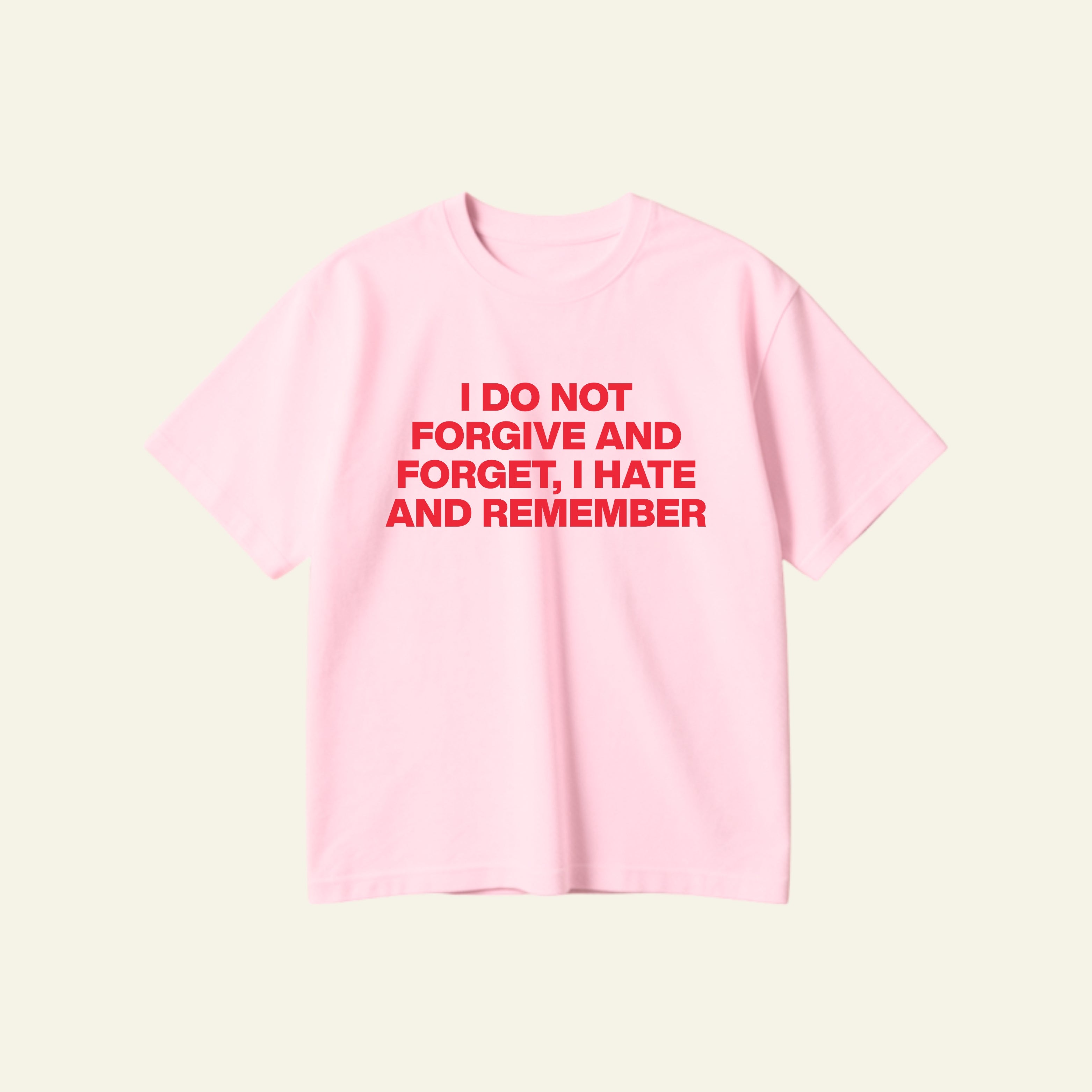FORGIVE AND FORGET OVERSIZED TEE