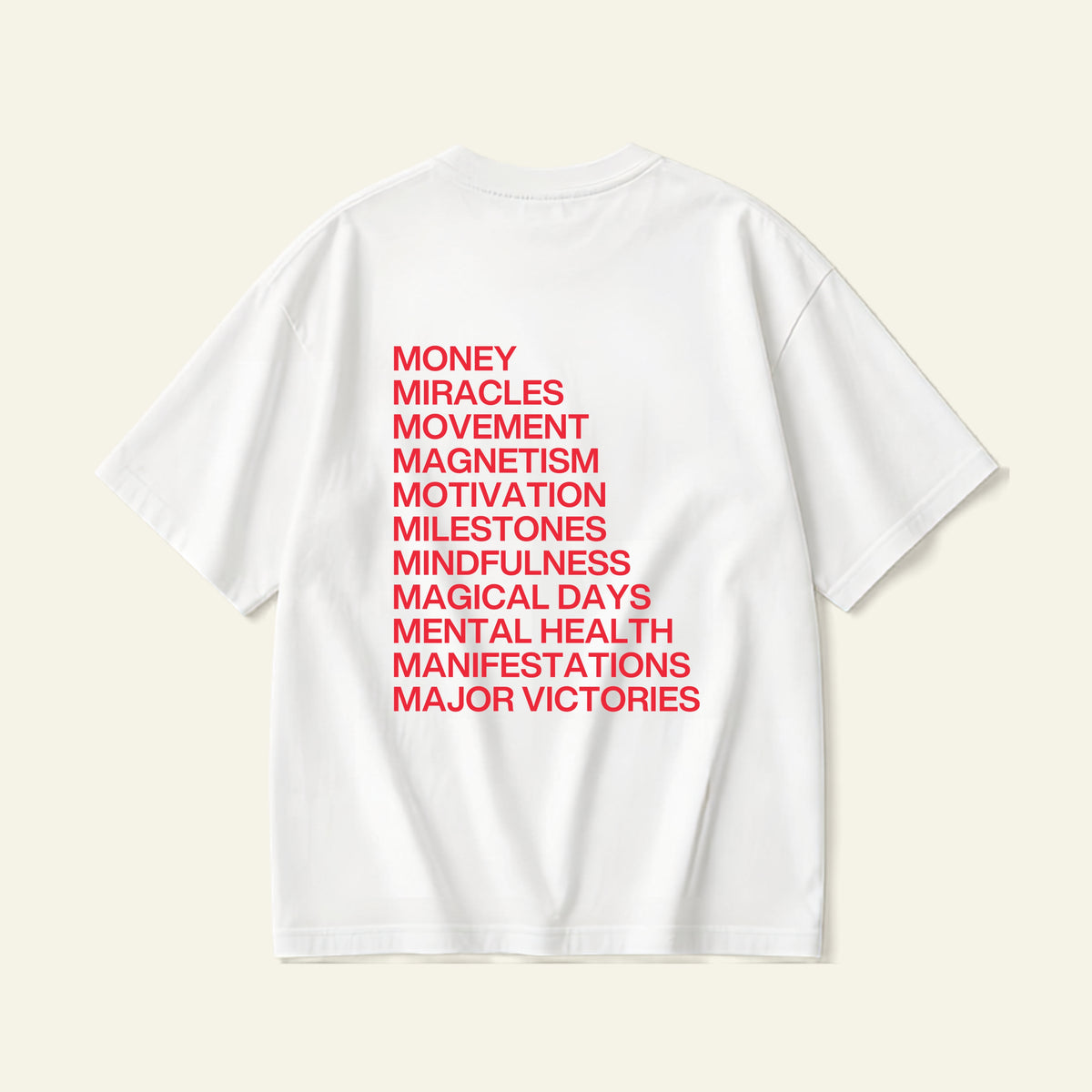 MANIFESTATIONS OVERSIZED TEE