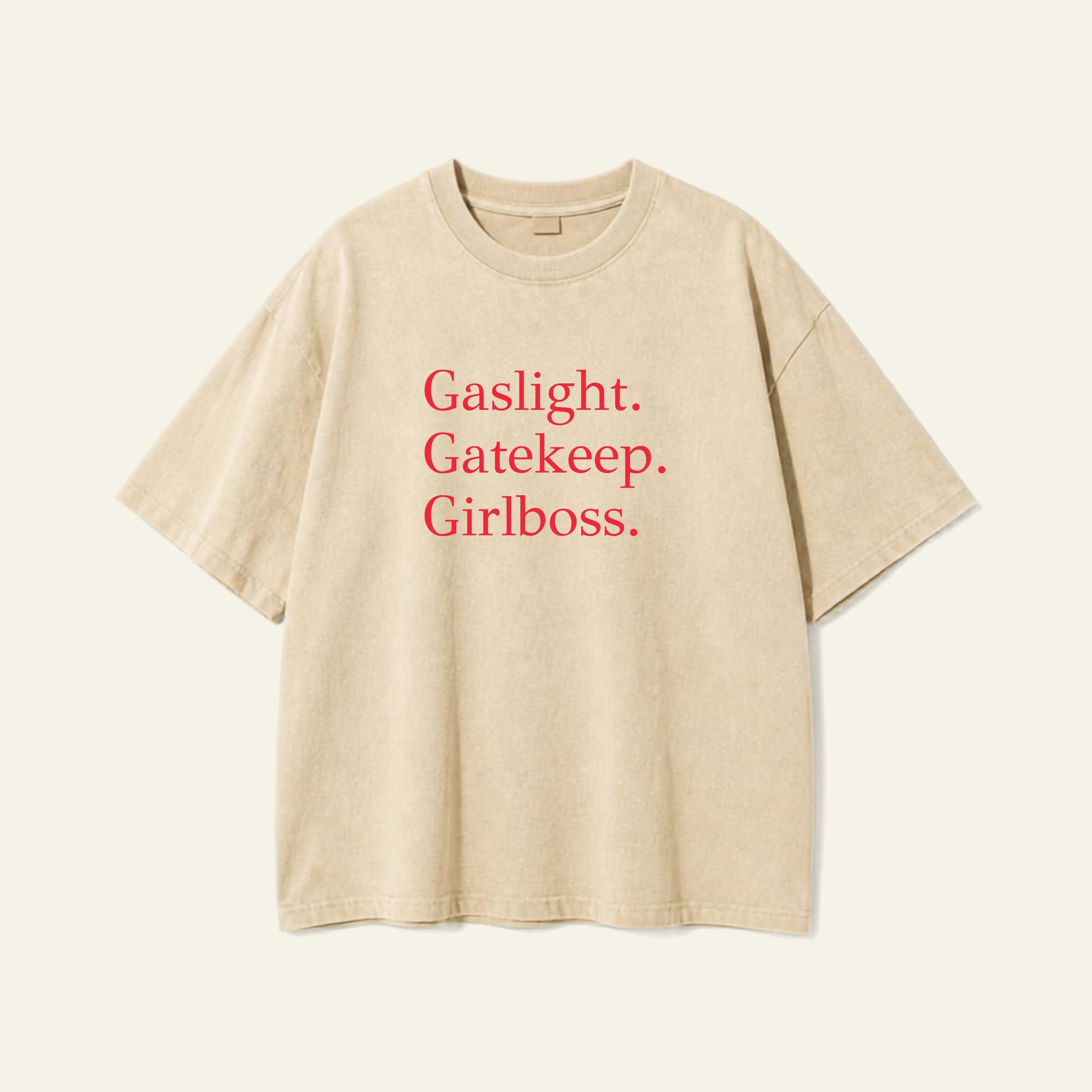 GATEKEEP OVERSIZED TEE
